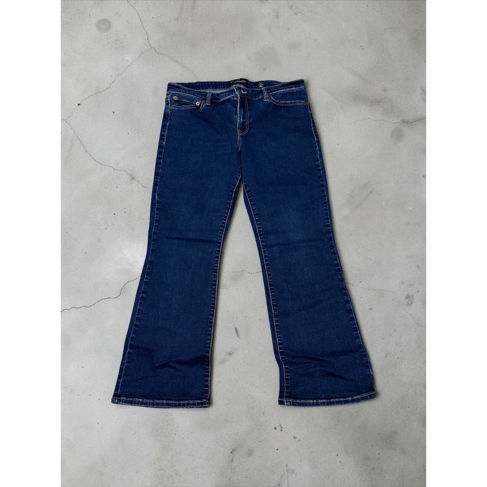 Lucky Brand Sweet Boot Ankle Jeans Womens 12/31 Blue Dark Wash 7WD10932